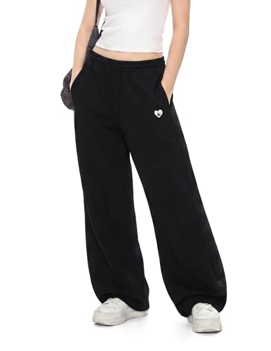 Image of Aelfric Eden Mens Wide Leg Sweatpants Solid Arc Sweat Pants Open Bottom Casual Athletic Lounge Pants with Pockets