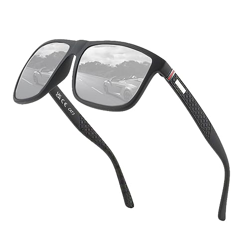 Perfectmiaoxuan Gafas de sol polarizadas para hombres y mujeres; marcos vintage/clásicos/elegantes; objetivos de alta definición; Golf/Conducción/Pesca/Deportes al aire libre/Gafas de sol de moda