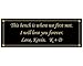 Memorial Bench Plate, Personalized Plaque, Door Name Plate, Building Sign, Engraved Tree Plaque, Custom Engraving, Multiple Sizes and Colors (Black With Gold Writing)