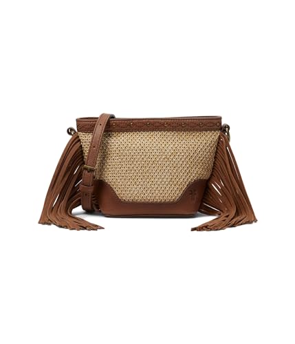 Frye Ava Raffia Mini Bucket, Cognac