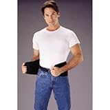 Saunders S'port Industrial Work Back Support, Black, Large (Waist: 36