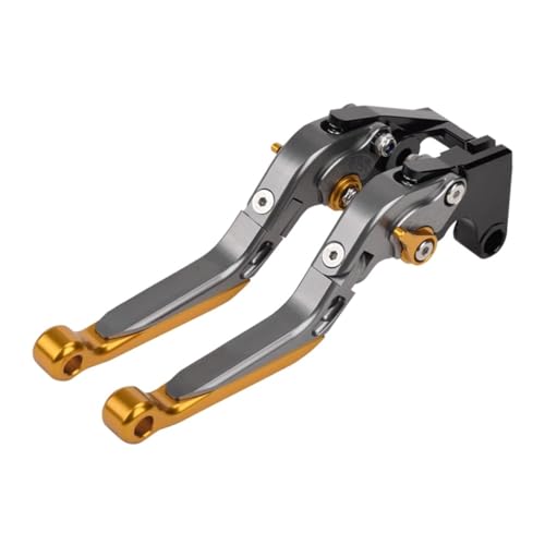 NLELQVZVRM Für S&uzuki GSXR150 2017-2019 GSX-S125 2017-2019 Bremskupplungshebel CNC-Aluminium Ausziehbare Einstellbare Hebel Zubehör
