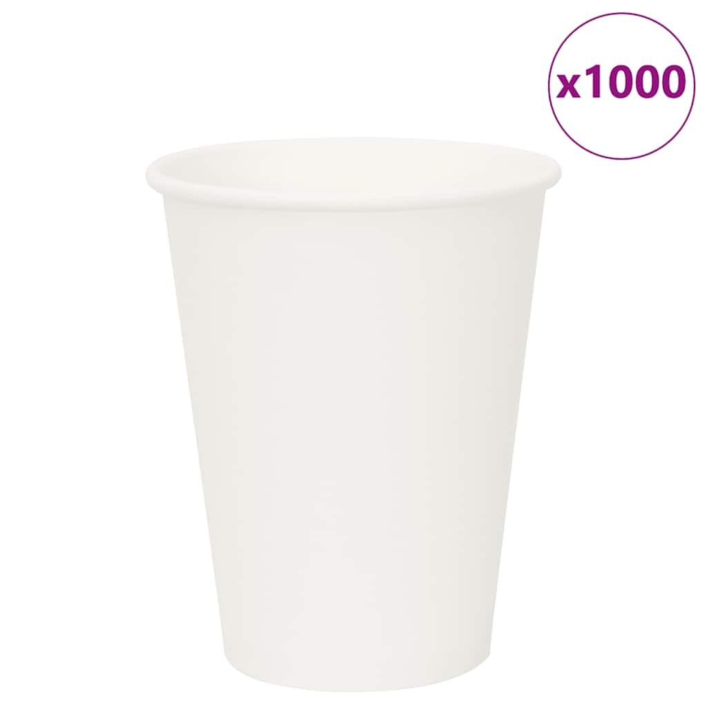 Homgoday Arredo Bicchieri da caffè in Carta 1000 pz 12oz 300ml Bianco,Arredo Arredo Mobili da Interni per Camera da Letto Soggiorno Ufficio