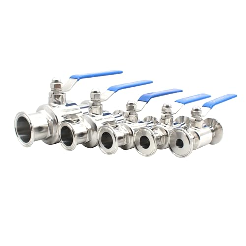 Vanne à boisseau sphérique Tri Clamp 304 pour tuyauterie sanitaire