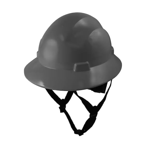 Hard Hats, HDPE, 4 Point Ratchet, Type 1, Class E, Gray, Mfr: GH329G-A