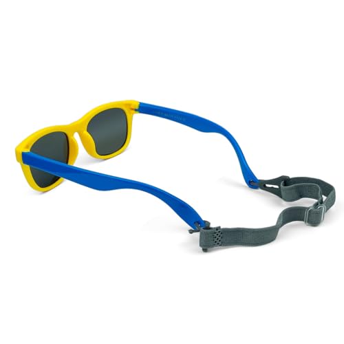 Polarized Baby Sunglasses for Toddler Boys Girls TPEE Flexible Frame with Strap Age 0-32