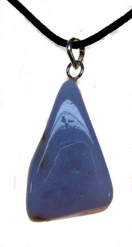 TF: piedra de primera calidad con ojal: Calcedonia con cinta