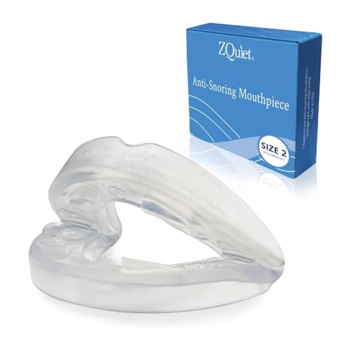 ZQuiet Anti-Snoring Mouthpiece Single Pack, Size 2, Clear