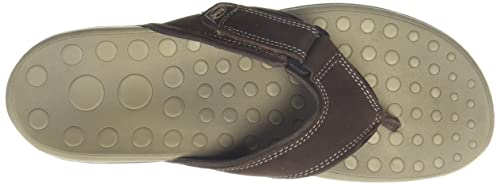 Image of Scholl Ortha Thong Men's Brown Sandals - 9 UK (8714717)