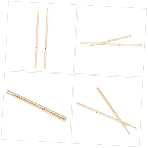 Baquetas de arce BESPORTBLE, 12 pares, tamaño 7A, para niños, niñas y adultos, equipo de percusión resistente con peso y tono consistentes miniatura 4