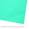 sourcing map 10Pcs A4 Gel Light Lighting Filter Overlay Transparent Color Correction Plastic Vinyl PVC Sheets Photography Television Green,0.2mm #2