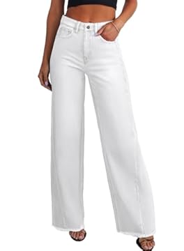 best white wide leg jeans