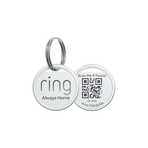 Ring Pet Tag with QR Code Cover