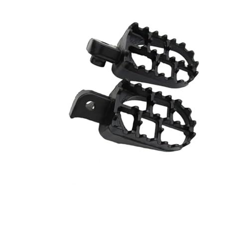 HUIBOOO Motorrad-Fußrasten Für K&awasaki Für KLX110 Motocross Bike Schwarz 2PCS Fußrasten Fußstützen L & R Fußrasten