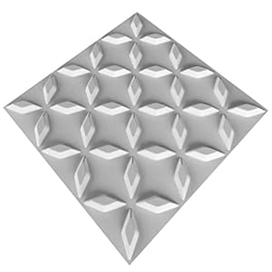 MADG 3D Textuur Wandpaneel, 3D Wandpaneel Decoratieve Tegels, PVC Vier Zonnebloem Muurstickers, Eco Muurbekleding Behang…