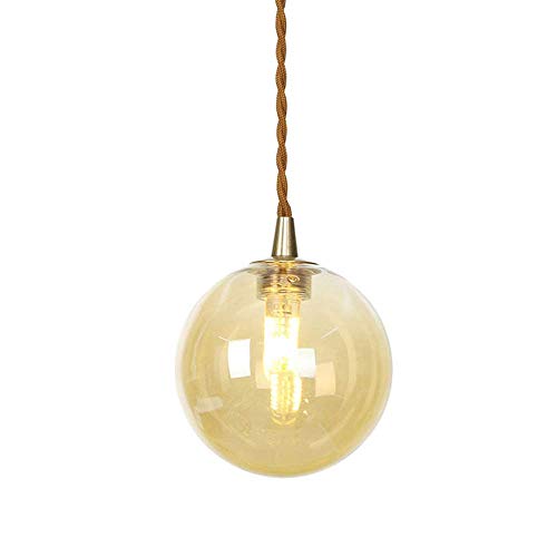 Plafond intérieur lampes à suspension de luxe en verre pour la chambre