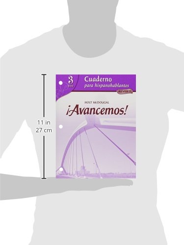!avancemos!: Cuaderno Para Hispanohablantes (Student Workbook) with Review Bookmarks Level 3 (Spanish Edition) - Image 4