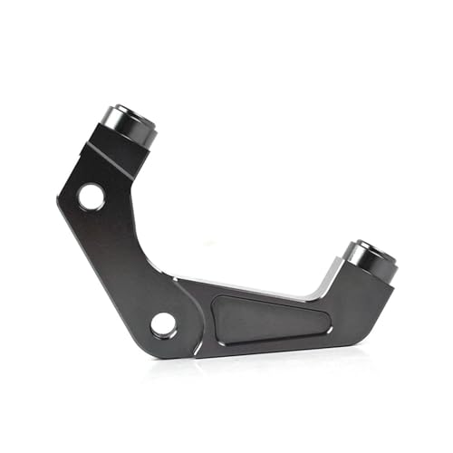 に適合するRPM Adelin 200mm/220mm ディスクブレーキキャリパー用 82mm バイク用ブレーキキャリパーブラケットアダプター(ヤマハスクーター RSZ JOG FORCE 用)(Black 200mm)