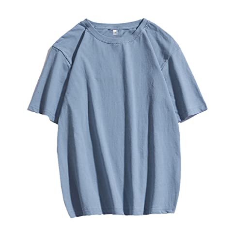 T-shirt d'été décontracté homme anti-transpiration 100% coton