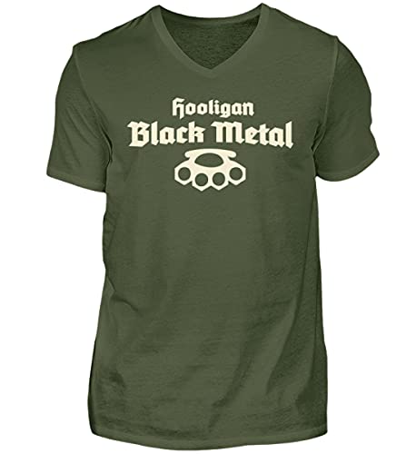 T-shirt noir homme col en V Hool idéal pour vos sorties citadines