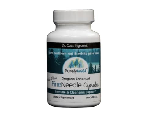 Dr. Cass Ingram Wild Pine Needle Capsules with Spruce Black Cumin & Oregano - Immune Support & Respiratory Wellness Supplement - 90 Count