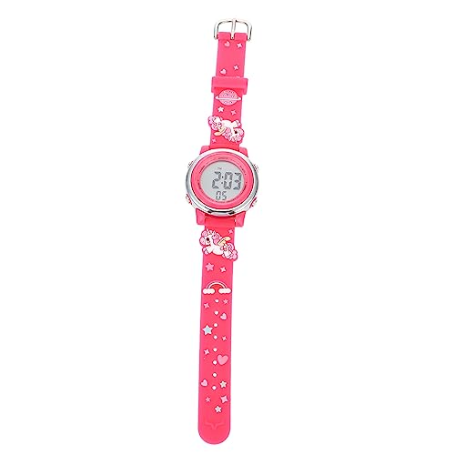 WOFASHPURET 1 Pc Mirar Relojes para Niñas De 7 a 10 Años Pequeño Pequeños Dibujos Animados Chico Relojes para para Niñas De 5 a 7 Años Watches Juguete Rosy Abdominales