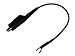Cal Test Electronics CT2710 Alligator Clip Ground Lead For Standard 5mm Oscilloscope Probe, 12cm Length, Black (Pack of 10)