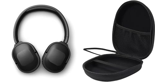 Image of VERTUS Headphone Carrying Hard Storage Bag Pouch Case Cover for Philips Audio TAH6506BK /00 / TAH8506BK Slim & Lightweight Bluetooth Wireless Over Ear Headphones (Black)