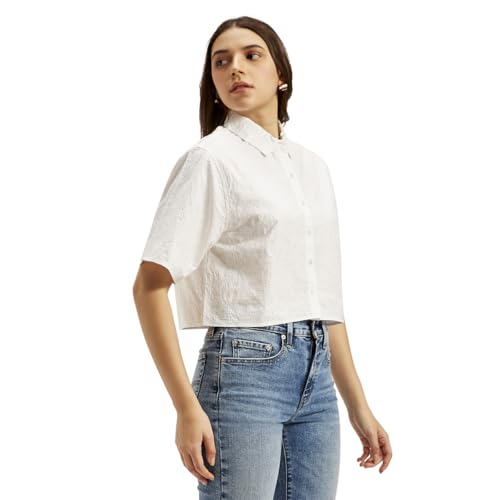 Image of Levi's Women's Textured Spread Collar Shirt