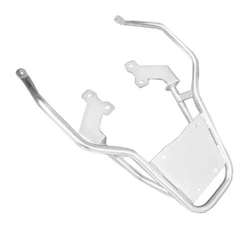 オートバイリアラゲッジラック 用 CB500X 用 CB400X 2018 2019 2020 2021 2022 トップケースキャリア バイク用リアラゲッジラック スーツケース棚 取り外し可能(銀)