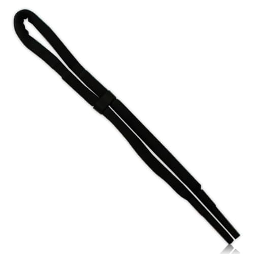 Cinta para gafas flotante, ajustable con cable para gafas deportivas, cinta flotante para deportes acuáticos y ocio, banda para gafas deportivas para mujer, hombre y niños, sujeción segura, Negro ,