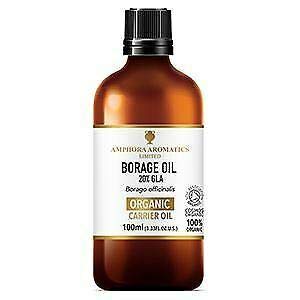 Amphora Aromatics Huile de Bourrache Bio (20% GLA) 100ml (lot de 6)