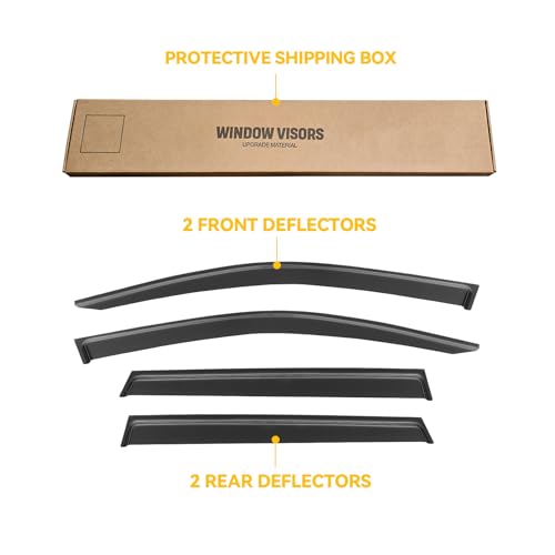Image of Rain Guards Window Visor for 2022-2026 Toyota Corolla Cross Out-Channel
