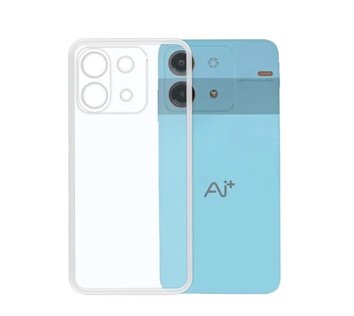 Image of COVERBLACK Flexible Rubber Case Back Cover Compatible for Ai + Nova 5G - Transparent