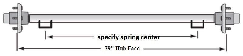 Everything for trailers, RVs and trucks and more - Trailer For Axle 5200 6000# 7000# Bare For Axel For Beam 79