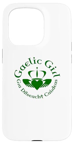 Gaelic Girl Gra�ADilseacht�ACairdeas Claddagh Roundel �X�}�z�P�[�X iPhone 15 Pro �p