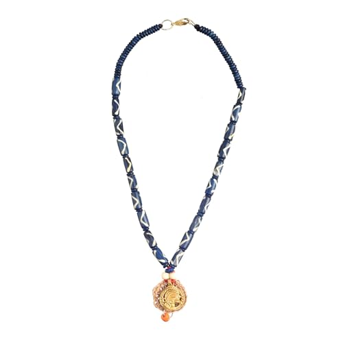 Image of AAKRITI ART CREATIONS Handcrafted Tribal Necklace Collection | Royal & Queen-Inspired Artisan Brass Statement Jewelry | Ethnic, Elegant & Regal Necklaces for Women