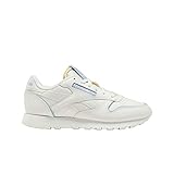 reebok realflex transition 2.0 ???? Leather Upper Reebok Womens CL LTHR Gymnastics Shoe, Chalk/Chalk/Washed Indigo, 39 EU