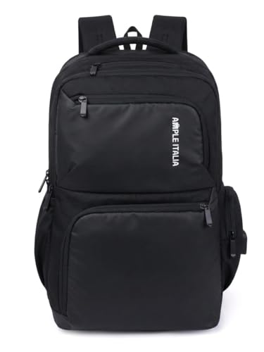Image of Segno Laptop Backpack 15.6 Inch, Waterproof, 4 Compartments, Lightweight 500g, Padded Straps, Sea Green Backpack for Men & Women - School, College & Office Bag