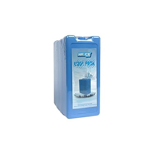 Ice Packs for Cooler Long-Lasting Reusable Ice Packs for Lunch Bags, Lunch Box Ice Blocks, Blue Ice Small Freezer Packs for Coolers, Lunch Cooler for Work, School, Picnic, Camping, 4 Packs