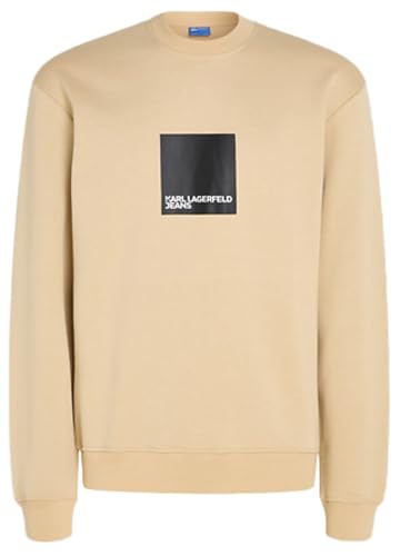 KARL LAGERFELD JEANS, para Hombre, Sudadera con Logo Regular, Estilo Safari, Talla Mediana