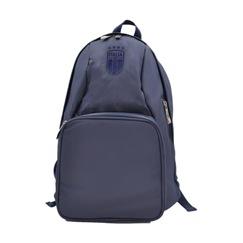 Sac à Dos Travel Mixte FIGC 253460 Italia Bleu Large pour le voyage et le sport