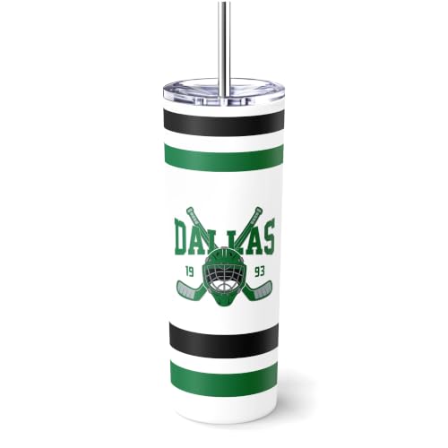 Image of ANTKING Dallas Tumbler 20oz Travel Mug Custom Name Number Gifts | Stainless Steel Insulated Coffee Cup for Men Women