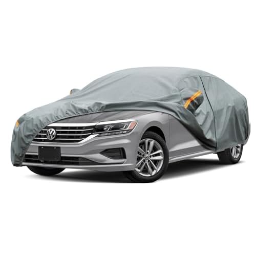 Kayme Heavy Duty Car Cover Custom Fit Volkswagen VW Passat (1996-2022) Waterproof All Weather for Automobiles, Full Exterior Covers Sun Rain UV Protec