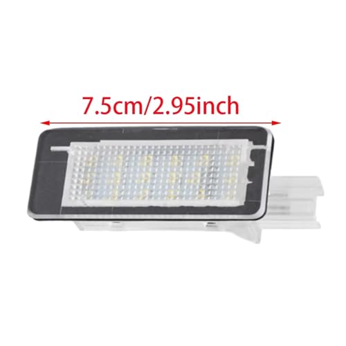 Luz placa matrícula LED para viajar de noche en Clio y Espace 4