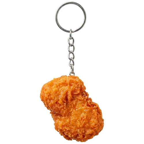 NICECRAFT Imitation Chicken Nugget Keychain Funny Gifts Food Key Chain