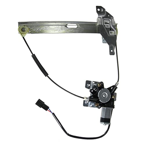 Image of TRQ Rear Left Power Window Regulator & Motor Assembly Drivers Side Compatible with 2000-2005 Chevrolet Impala