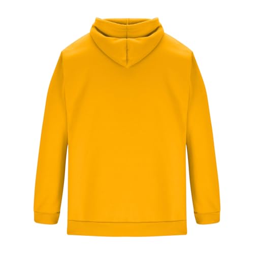 Mens Casual Hooded Sweatshirts Casual Long Sleeve Pullover Hoodies Fall Winter Fleece Basic Solid Sweatshirt3
