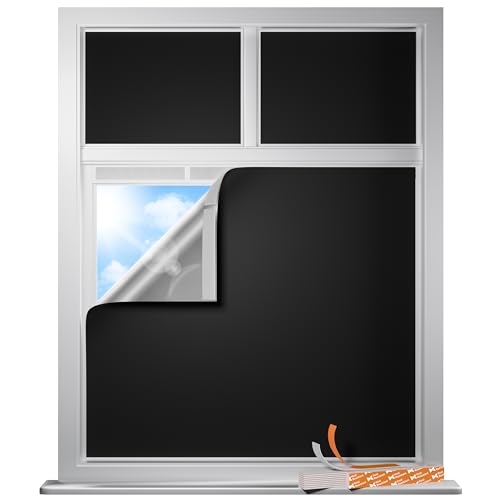 Portable Blackout Curtains for Bedroom - 100%...