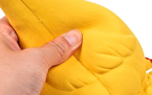 Tamu Style Rubber Chicken Squeaky Dog Toys For Small, Medium Or Large Pet Breeds, Play Fetch, Reduce Separation Anxiety #TOP3